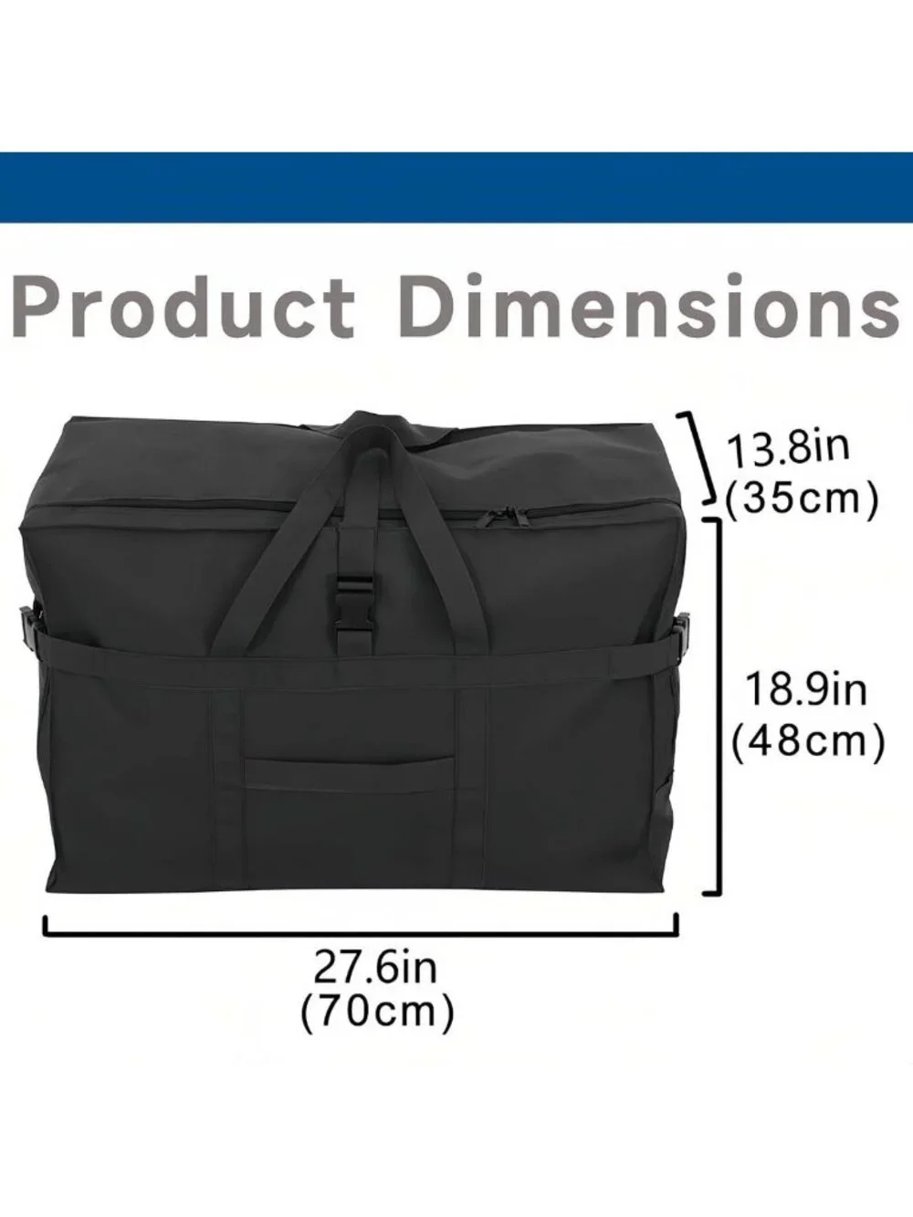 Spacious Waterproof Duffel Bag for Travel, Camping & Weekend Getaways - Carry-On